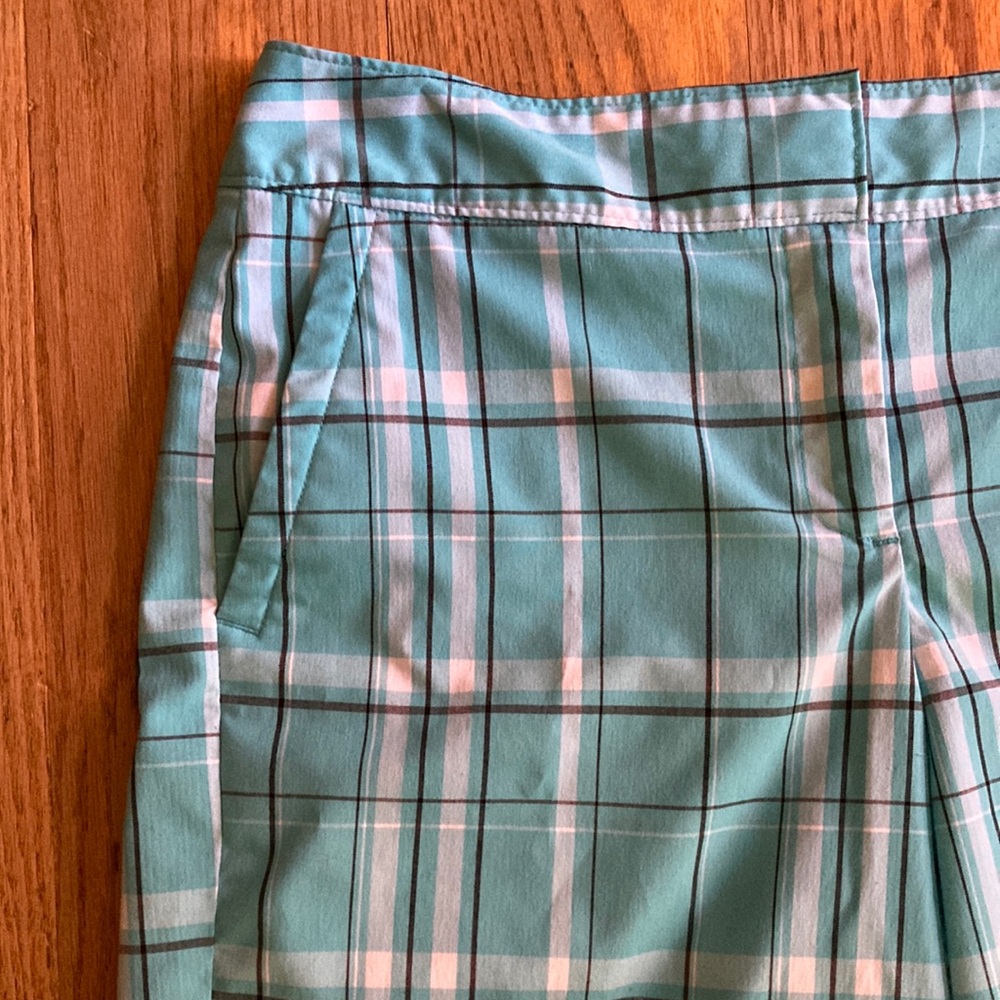 IZOD Perfomx Plaid Bermuda Shorts